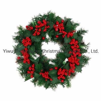 Green Christmas Wreath Decorations Christmas Door Wreath for Christmas Decor