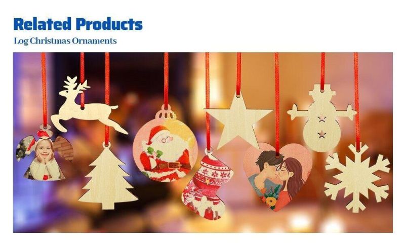 Sublimation Double-Side Metal Christmas Ornament - Wind Chimes