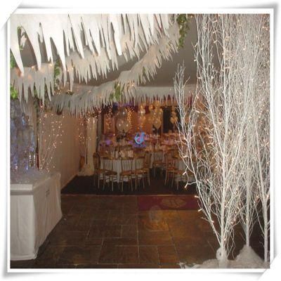 Polyester Material Hanging Icicle Border for Xmas Display