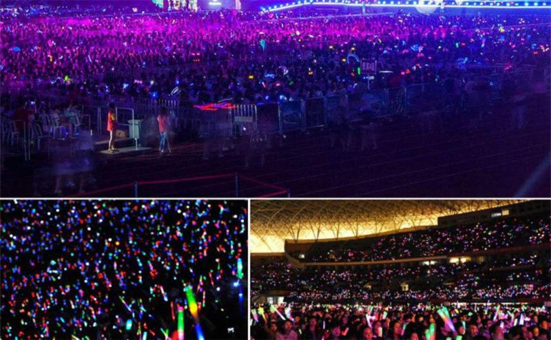 Foam Glow Stick Light up LED Flashing Foam Stick
