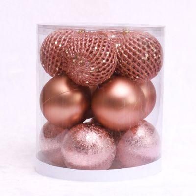 2020 Assorted Rose Gold Plastic Christmas Ball Christmas Tree Balls