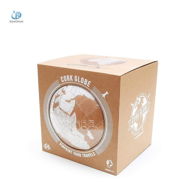 25cm White Color Cork World Globe