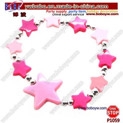 Baby Products Kid&prime;s Bracelet Accessories Handmade Elastic Rope Star Charm Bracelet Set (P1059)