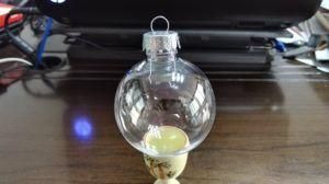 High Quality PET of Food Grade 67ml Ball Shape Christmas Decoration for Liquid/Food Container