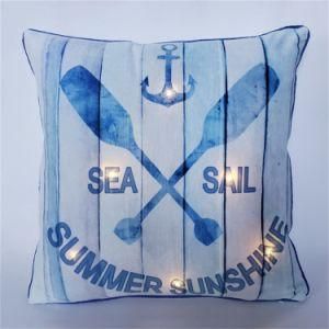 LED Pillow Cushion for Home Decoration with Sea Sail