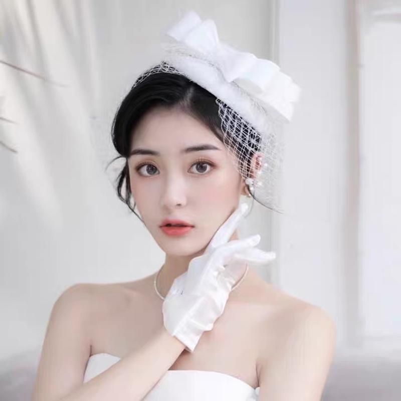 Bridal Top Knot Hat Feather Elegant Headpiece Hair Accessories Carnival Fascinator Hats