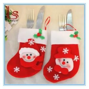 Christmas Tree Decoration / Ornament Sock Stocking/ Knife and Fork Bags