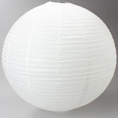 Wholesale White Chinese Handmade Hanging Round Paper Lantern for Party Decoration Wedding