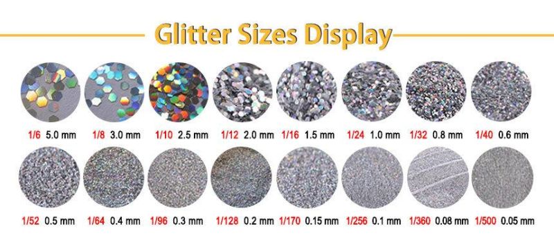 Wholesale Hot Selling Sliver White Glitter Powder for Fabric
