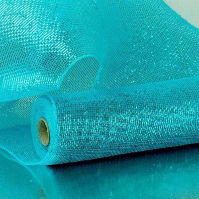 Premium Quality Half-Solid Metallic 21&prime;&prime; Deco Mesh for Wedding Party