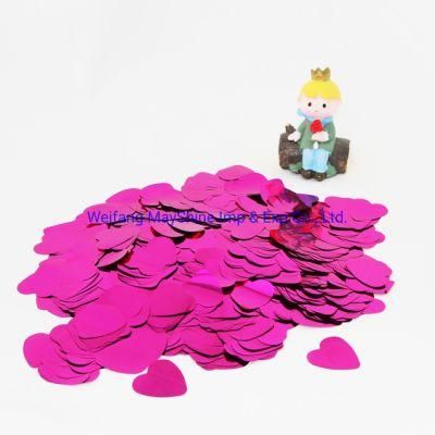 Multi Colored Heart and Circle Paper Confetti Wedding Decoration Throwing Balloon Filler