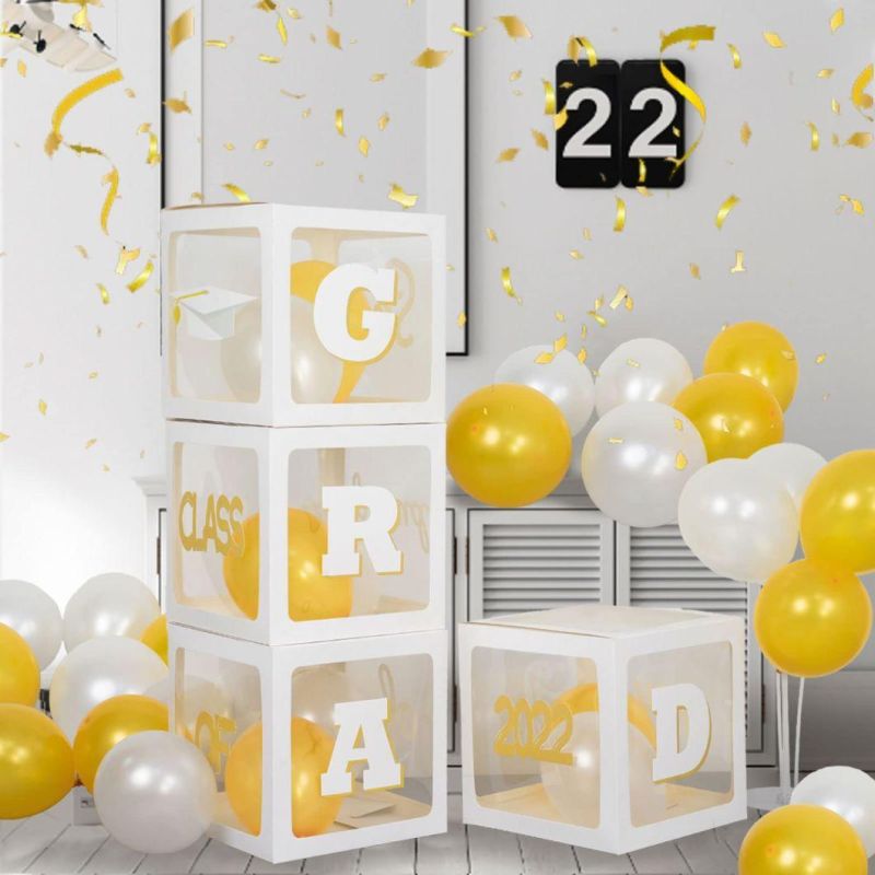 Party Balloons Graduation Round Birthday Arch Foiled Lights PVC Clear Transparent Ballons Party Decorations Bleu De Football Anniversair Ballons