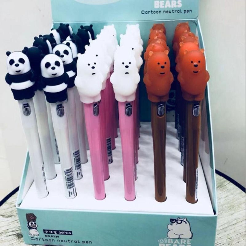 Light up LED Cute Cartoon Pen Ballpoint Creative Party Favors