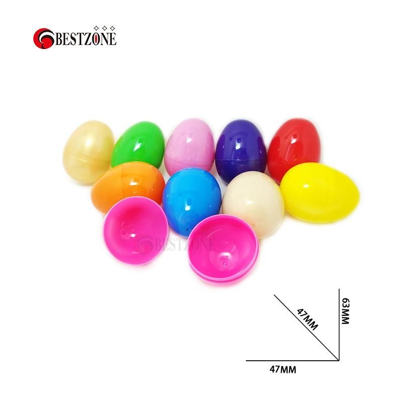 Solid Colorful Plastic Easter Eggs Capsules for Easter Gifts & Crafts