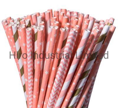 100/200/300/Bulk Packed Paper Straw-Biodegradable FDA Approved