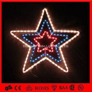 Flash Rope Holiday Decoration LED Motif Star Light