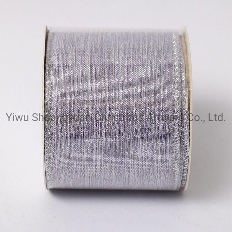 Christmas Ribbon Decor for Holiday Wedding Party Decoration Supplies Hook Ornament Craft Gifts