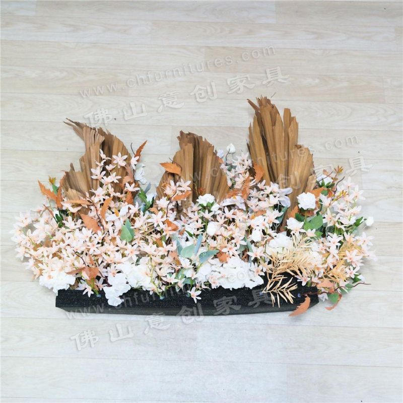 Hyc-FL03 Wedding Decoration Silk Flower Artificial Flower PU Fan Flower