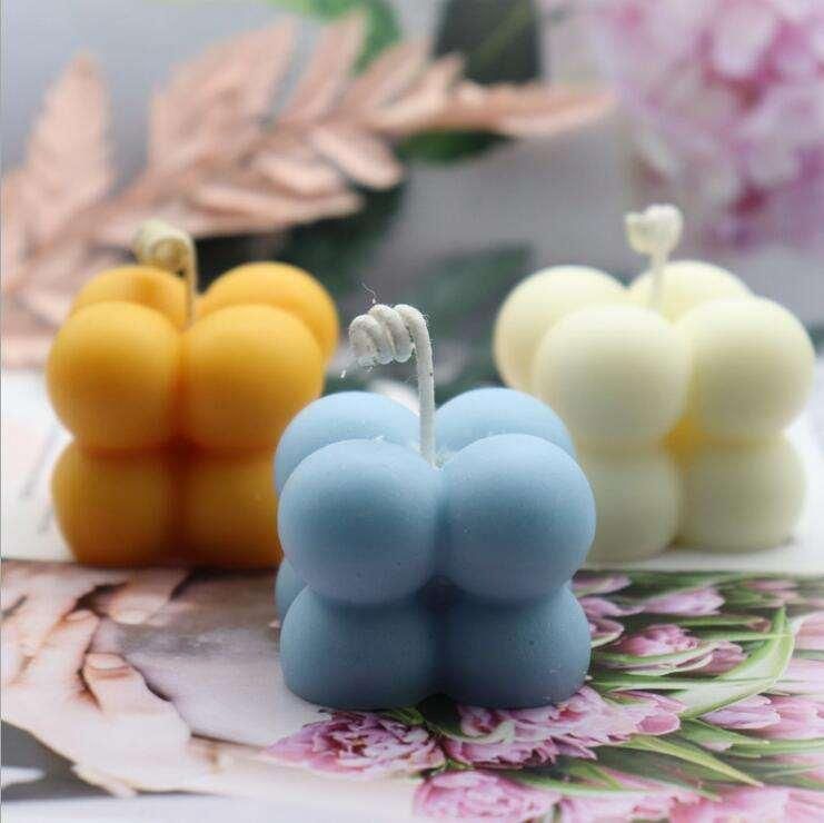 Natural Scented Soy Wax Bubble Candle in Bulk