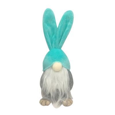 BSCI Factory New Plush Gnome Figure Decoration Craft Easter Bunny Doll