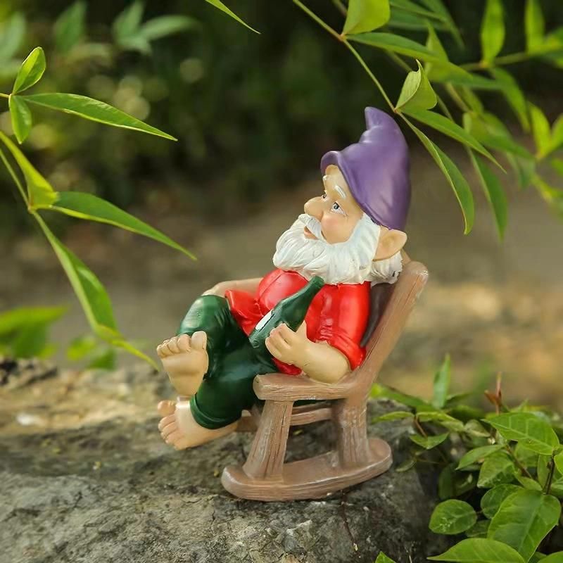 Dwarf Ornament Garden Outdoor Decoration Holiday Gift Resin Craft