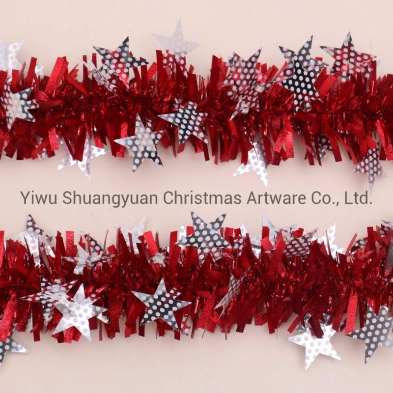 Holiday Colored Christmas Decoration Tinsel