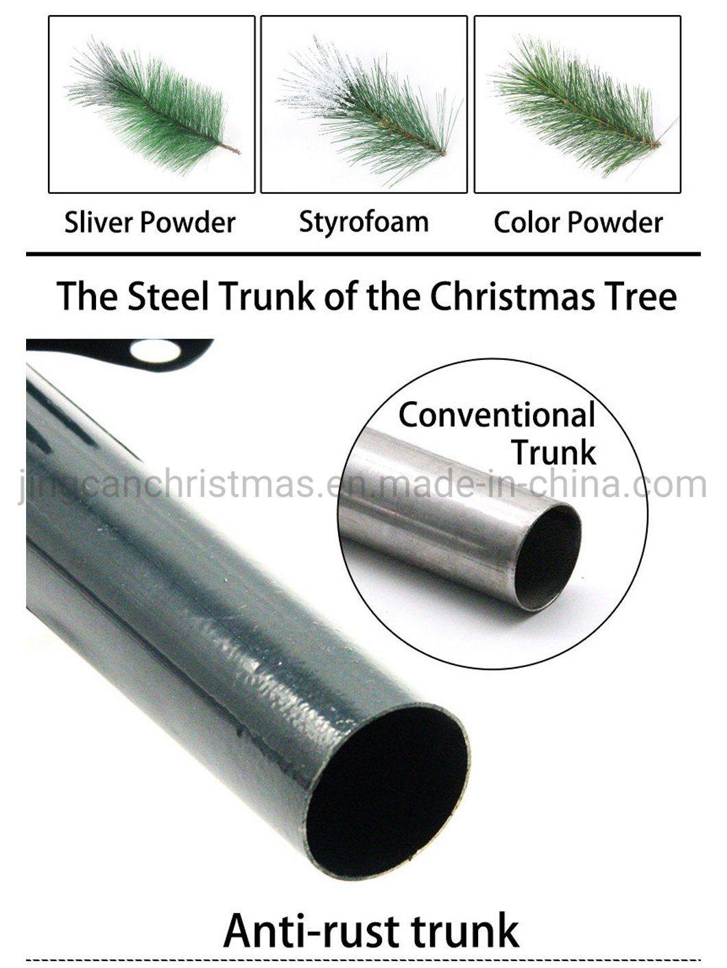 DEC. Metu Black PVC Full Tied Christmas Tree