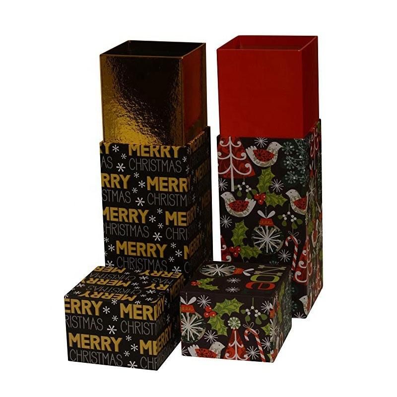 Christmas Wine Paper Box