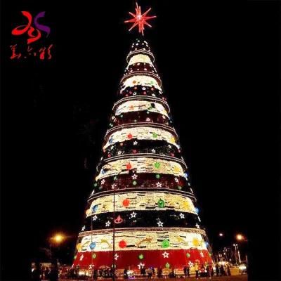 Outdoor Colorful Artificial Christmas Tree