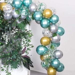 50PCS White Silver Balloon Garland Wedding Birthday Baby Shower Decoration