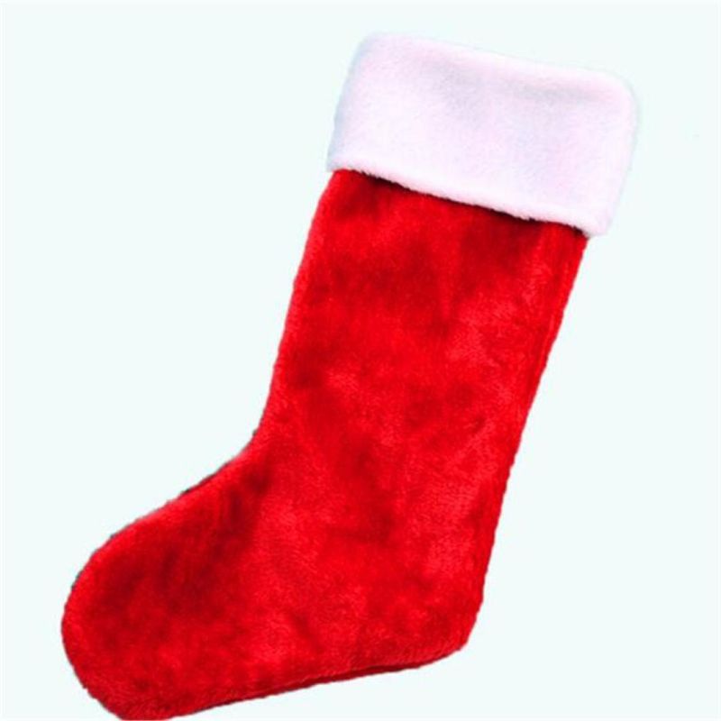 OEM Design Red Christmas Santa Stocking