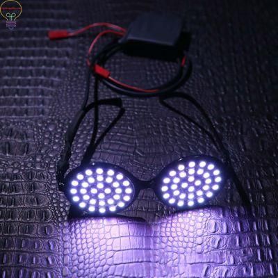 Bright Light Safety Light up Multicolor LED Flashing Glasses