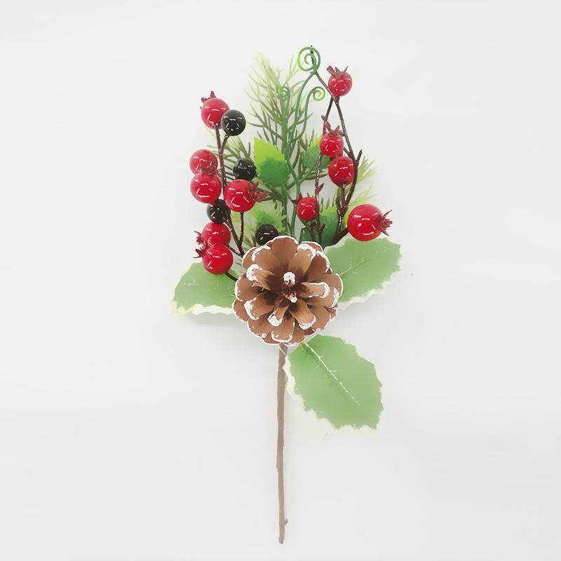 Artificial Simulation Christmas Flower Poinsettias for Decoration Xmas Ornaments Christmas Ornaments