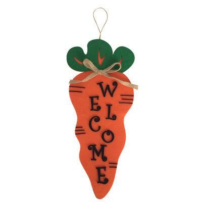 Easter Hanging Decoration Cute Design Fabric Felt Carrot for Easter