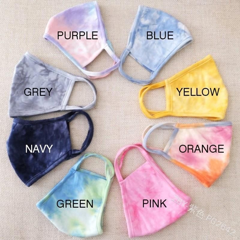 Fashion Hot Sales Tie Dye Mask Fashion New Design Textile Cotton Face Mask