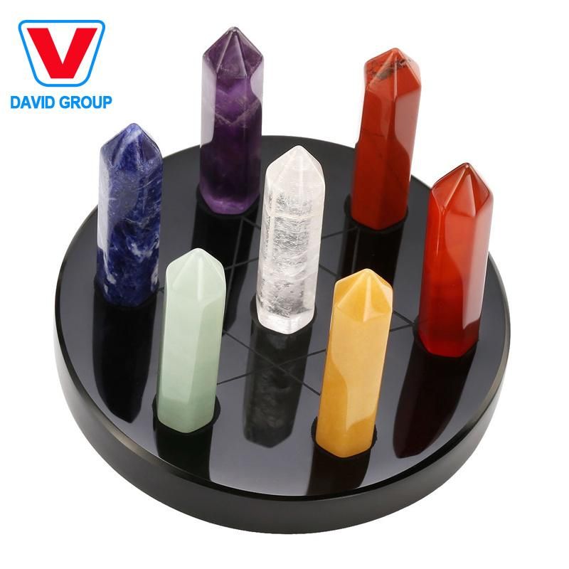 Glass Water Bottle Natural Crystal Healing Stones Crystal Bottle