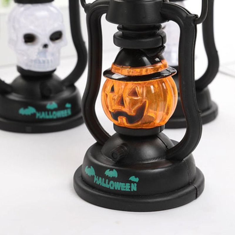 LED Skull Lantern Halloween Skull Hanging Lantern Halloween Decor Props