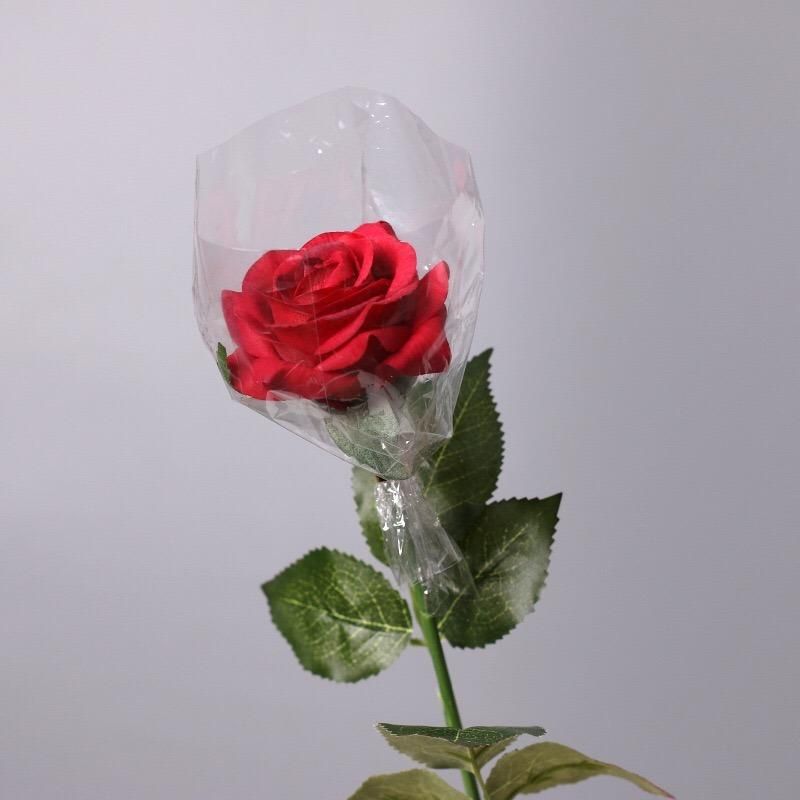 Inunion Living Room Decoration Rainbow Artificial Rose Silk Moister Rose