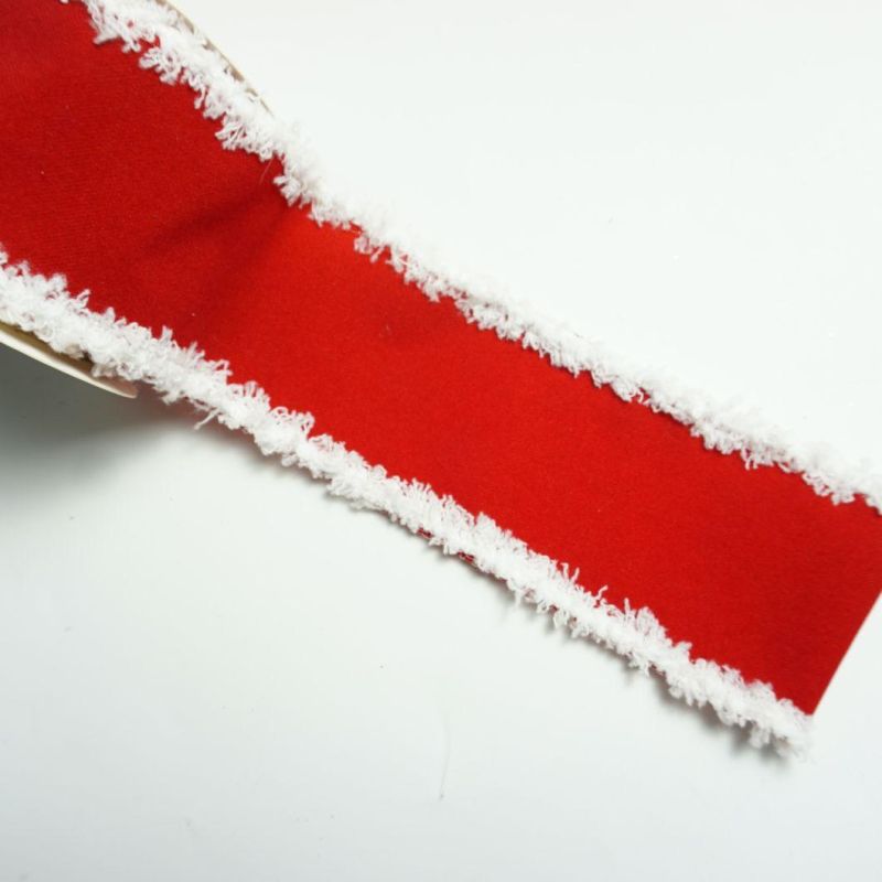Colorful Grosgrain Red Ribbon for Gift Bows/Packing/Christmas Holiday Decoration