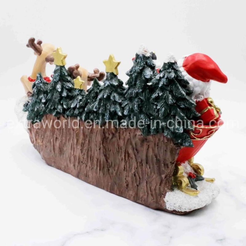 Christmas Decorations Santa′s Xmas Elf Resin Home Decoration
