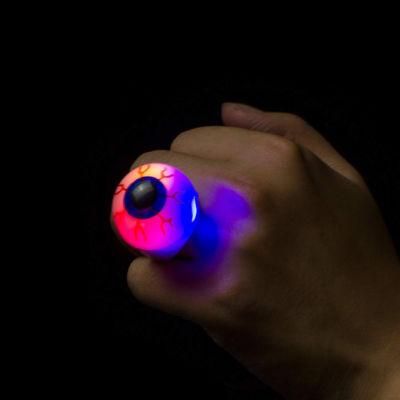 LED Glowing Rings for Halloween Kids Children Gifts