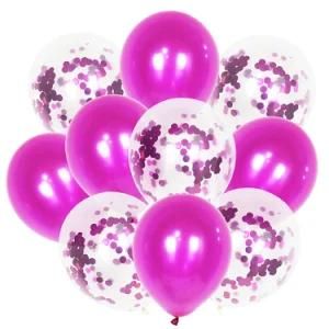10PCS/Lot Confetti Latex Balloons Romantic Wedding Decoration Baby Shower Birthday Party Decor