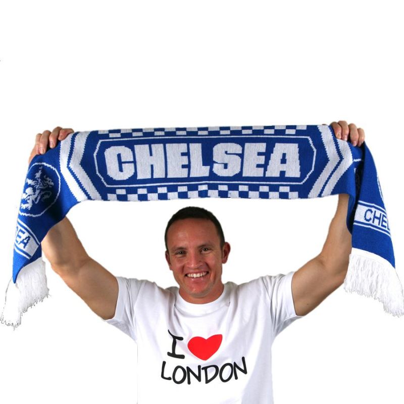 Cheap Wholesale Sport Fan Football Scarf for Acrylic Knitted