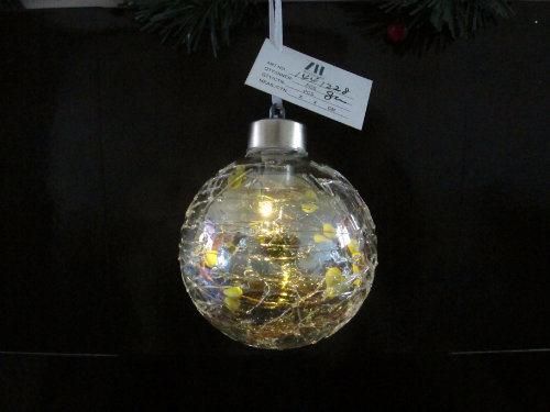 Christmas Glass Ball with LED Light