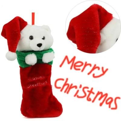 2020 New Style Cute Christmas Decoration Stocking-J004