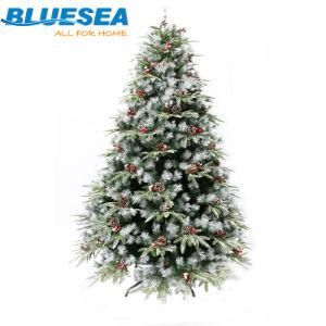 Nordic Style PVC/PE/Pine Needle Falling Snow Flocking Christmas Tree