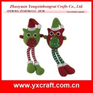 Christmas Decoration (ZY14Y563-1-2 32CM) Owl Toy Hristmas Owl