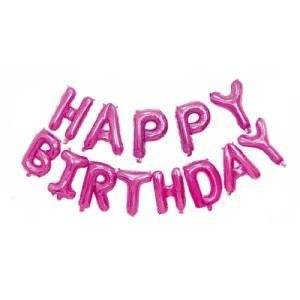16 Inch Happy Birthday Balloon Baby Aluminum Film Balloon Set