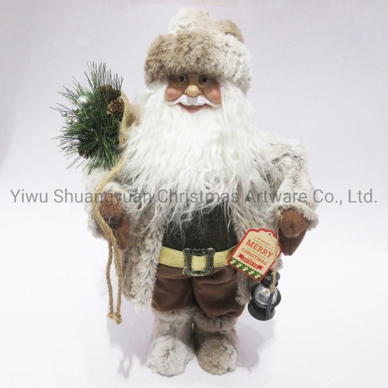 24′′ Christmas Electric Santa Claus Christmas Dolls Santa Claus Toys Xmas Figurines Christmas Gift