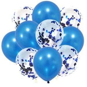 10PCS Confetti Latex Balloons for Birthday Wedding Shower Party Decorations